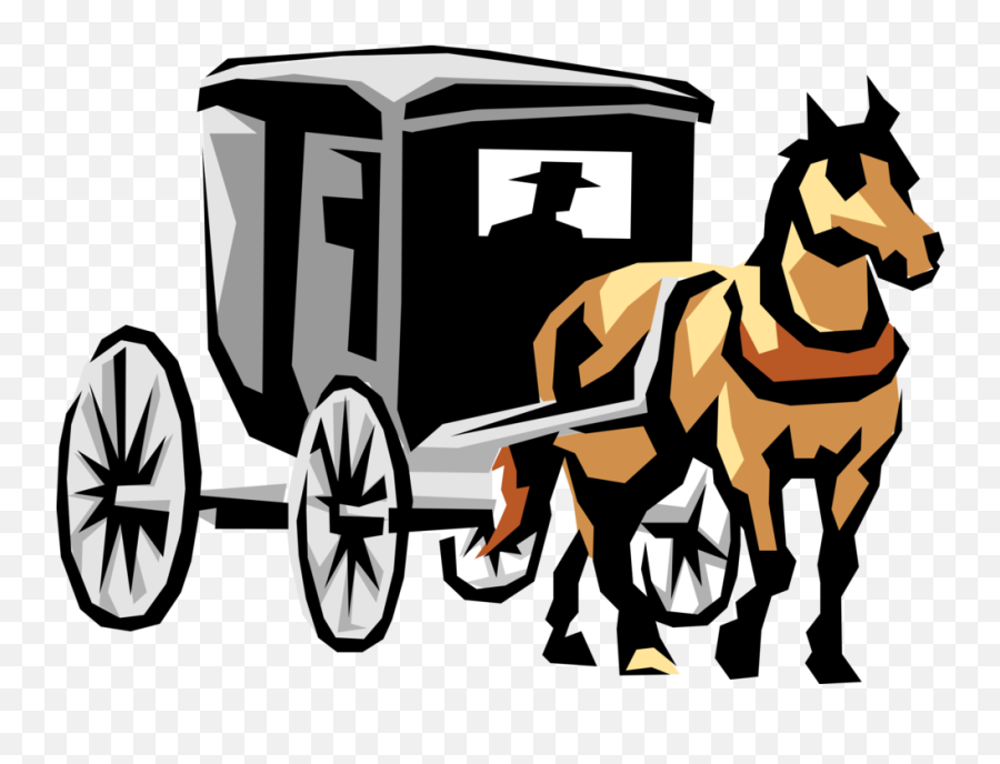 Clip Art Carriage Horse - Horse Buggy Clipart Emoji,Horse And Carriage Clipart