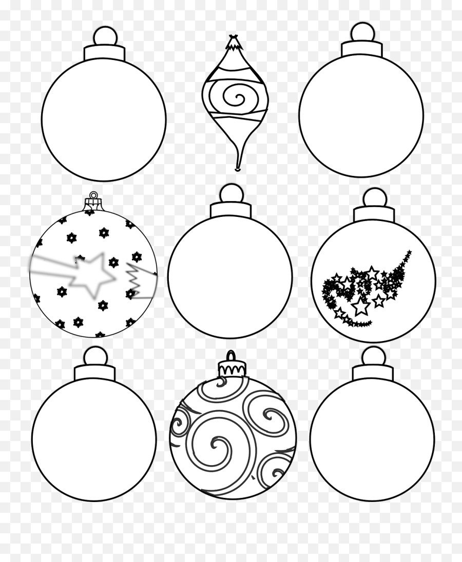 Christmas Ornaments Clipart Illustrator - Christmas Christmas Baubles Design Emoji,Christmas Ornaments Clipart