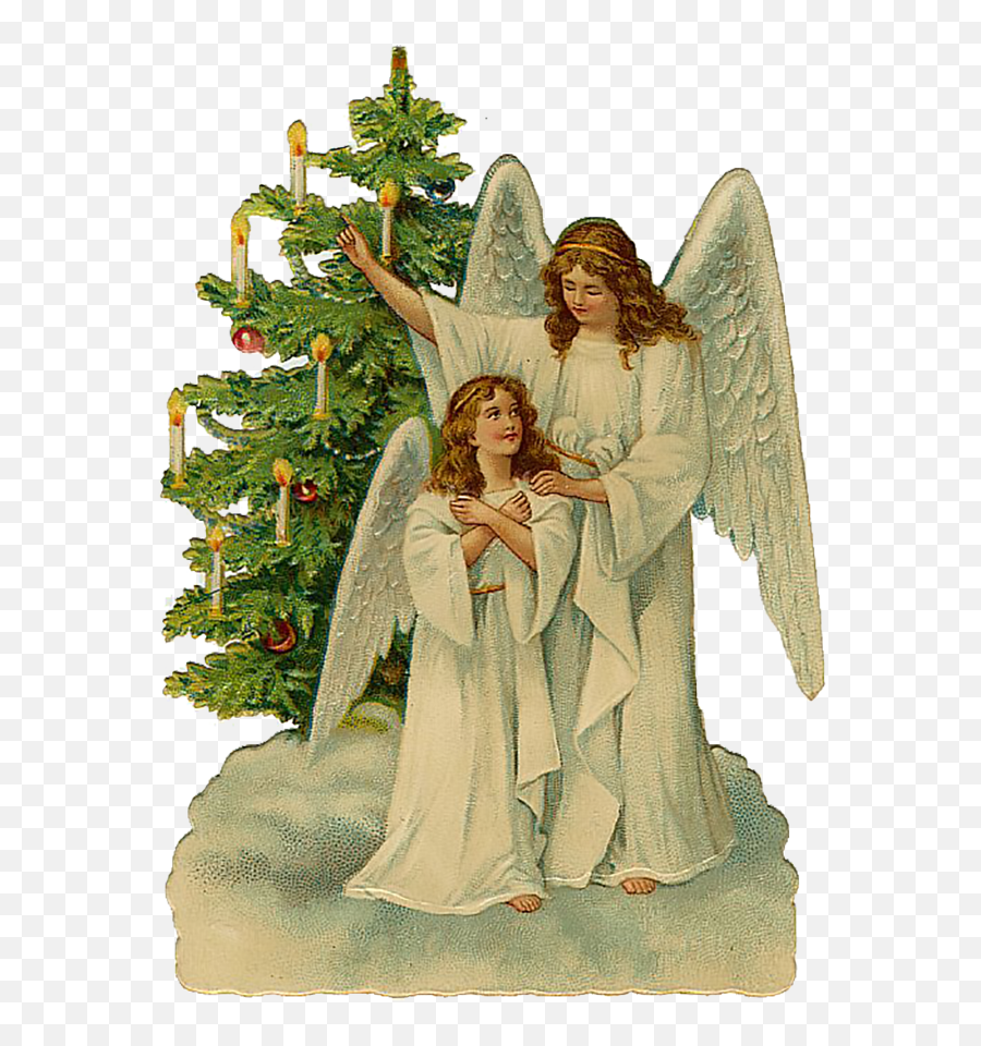 Angel Christmas Greetings Clipart - Transparent Christmas Angel Clipart Emoji,Religious Christmas Clipart