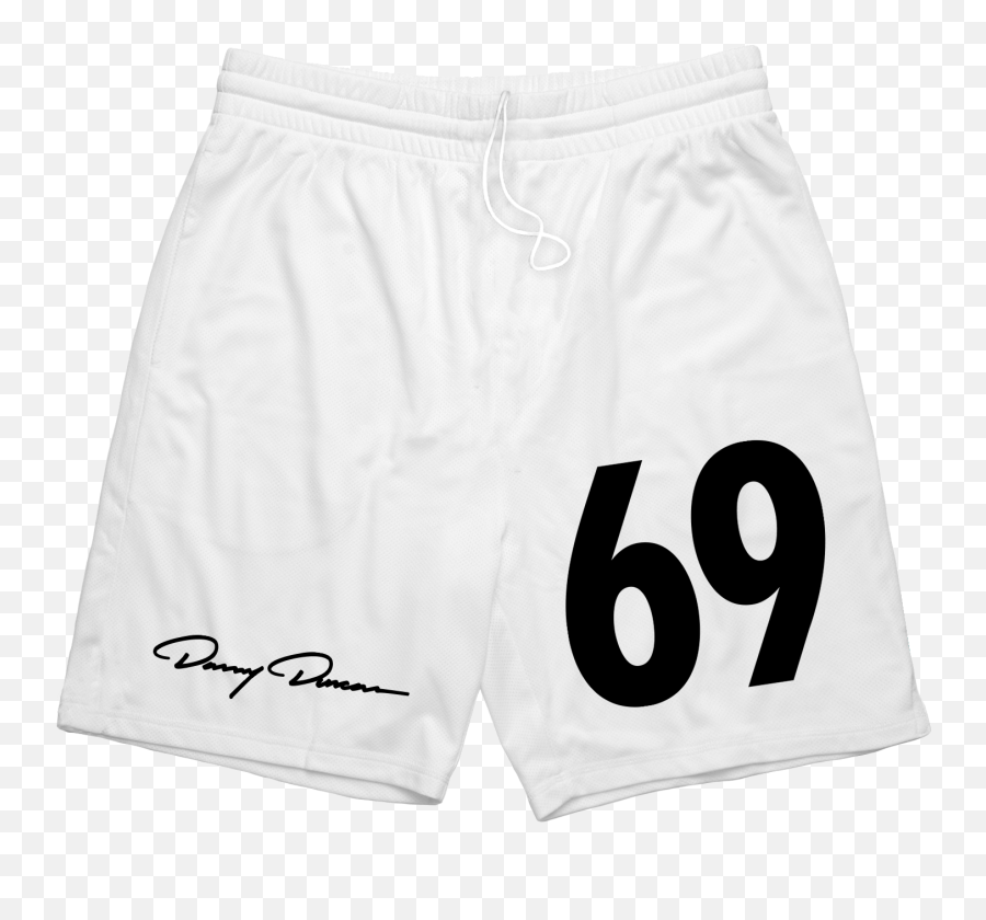 Signature White Shorts Emoji,Transparent Shorts