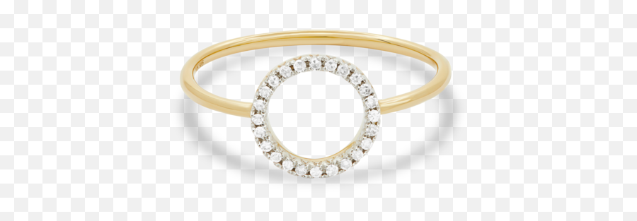 Well Rounded Diamond Ring U2013 Stone And Strand Emoji,White Ring Png