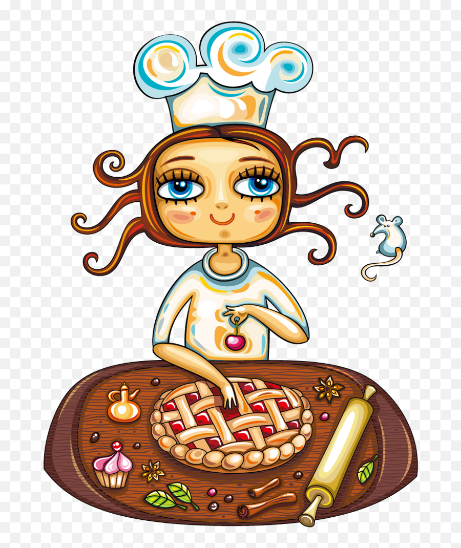 Pizza Chef Girl Pizzalover Pizzaislife Pizzatime Pizzal Emoji,Pizza Chef Clipart