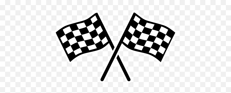 Download Hd Race Flags - Car Racing Flag Transparent Emoji,Checkered Flag Transparent Background