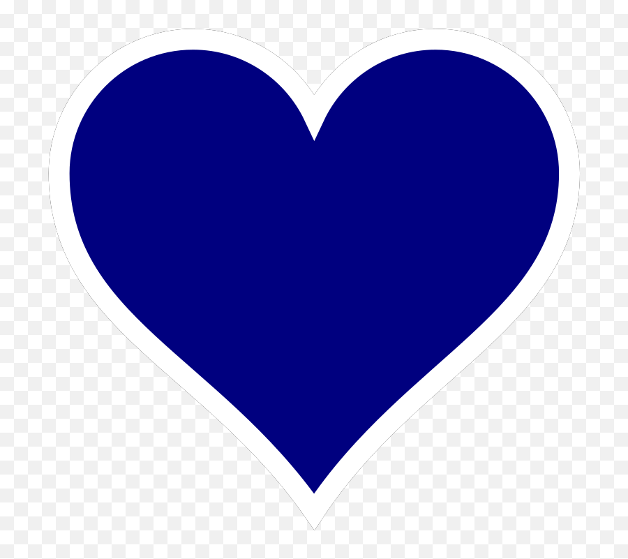 Blue Heart Png Svg Clip Art For Web - Download Clip Art Emoji,Blue Folder Clipart