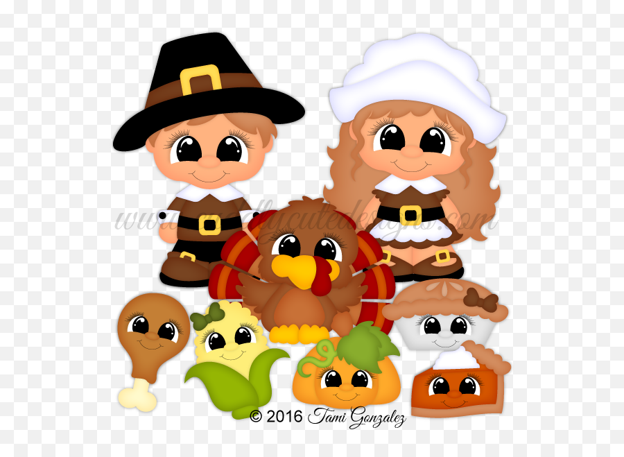 Cutiekins - Thanksgiving Emoji,Thanksgiving Hat Png