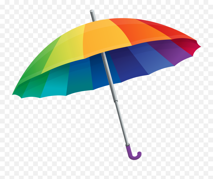 Umbrella Png Clipart Images Sun Umbrella Rainbow Free - Umbrella Images Hd Download Emoji,Rainbow Transparent