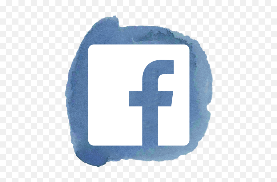 Facebook - Cobalt U0026 Sapphire Transparent Facebook Logo Watercolor Emoji,Watercolor Logo