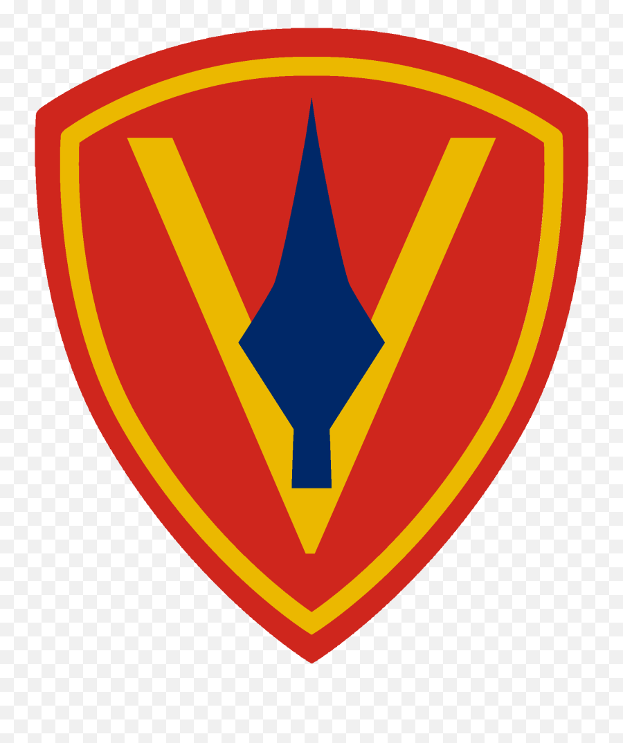 Us Marine Corps Shoulder Sleeve Insignia World War Ii Era - 5th Marine Division Emoji,Marine Corps Logo