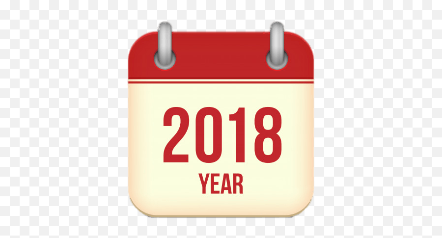 Calendar 2018 Transparent Png - 2018 Calendar Icon Png Emoji,2018 Png