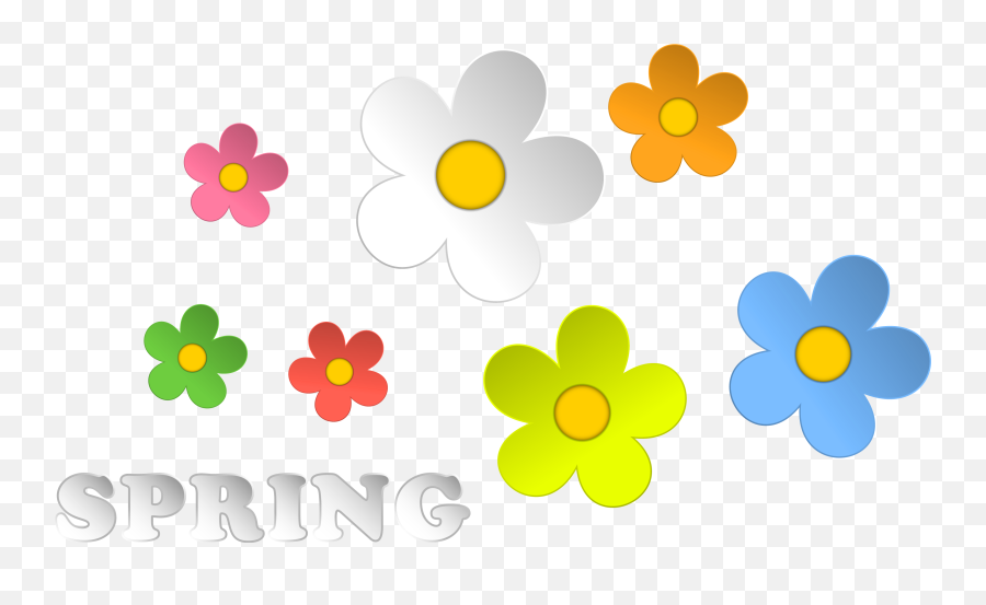 Library Of May Flowers Border Clip Art Png Files - Different Size Flowers Clipart Emoji,April Showers Clipart