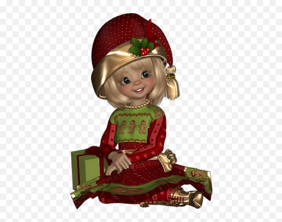 Miam - Images Doll Cookies Dolls Christmas Fairy Fictional Character Emoji,Christmas Cookie Clipart