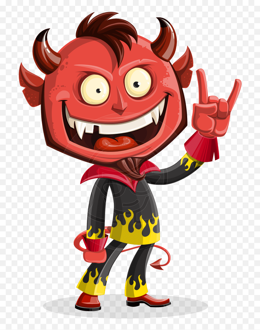 Duncan The Devil - Cartoon Devil Png Transparent Full Size Transparent Cartoon Devil Png Emoji,Devil Tail Png