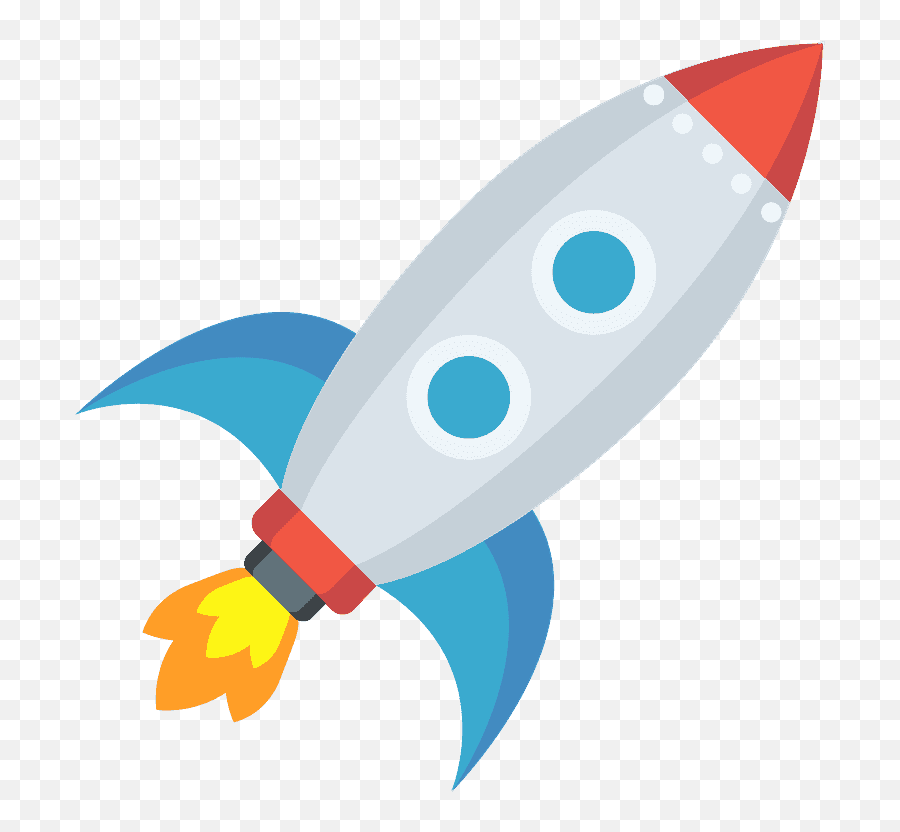 Clipart Rocket Transparent Background - Transparent Background Rocket Png Emoji,Rocket Transparent Background