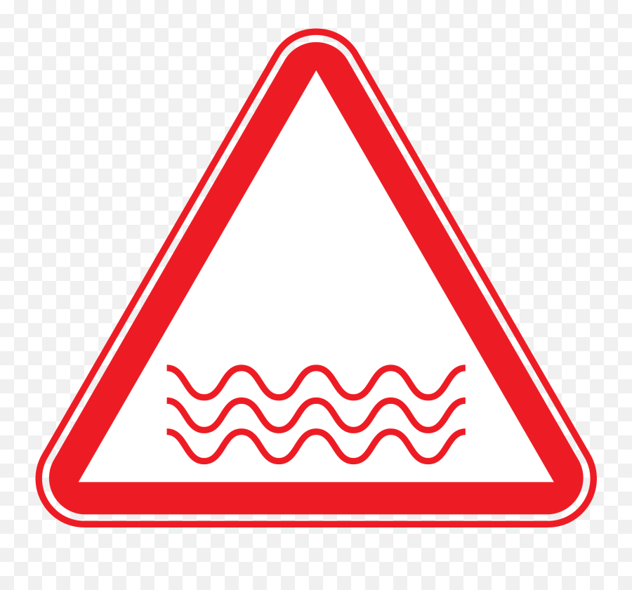 Triangle Clipart Traffic Sign - Triangular Road Sign Meaning Dot Emoji,Triangular Clipart