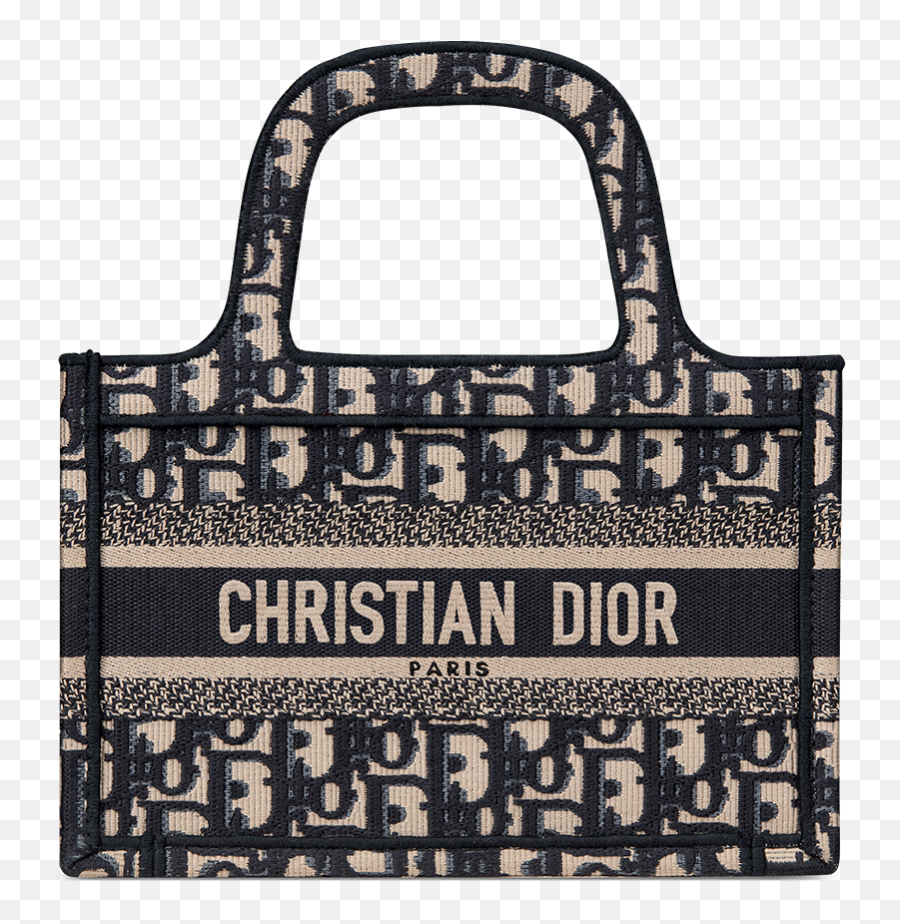 Mini Version Of The Book Tote - Christian Dior Mini Book Tote Emoji,Christian Dior Logo
