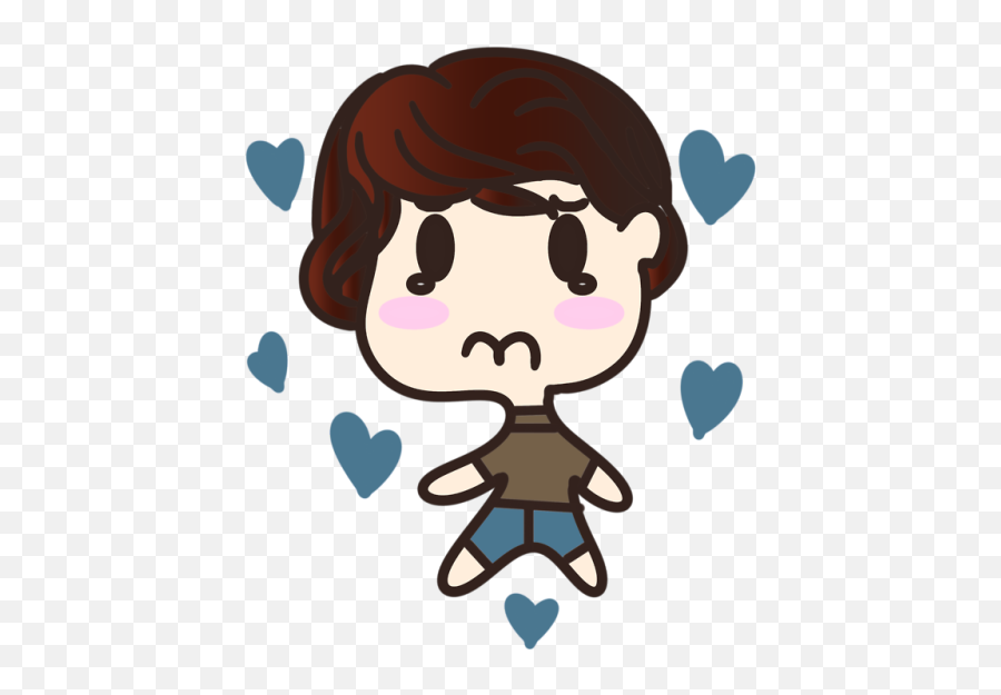 Download I Drew A Super Cute Crying - Girly Emoji,Todd Howard Transparent