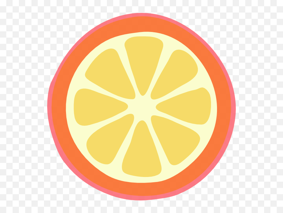 Orange Slice Cartoon Png Clipart - Transparent Orange Slice Cartoon Emoji,Orange Slice Png