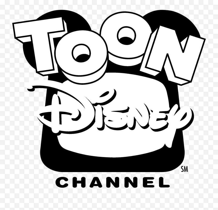 Toon Disney Channel Logo Black And - Toon Disney Channel Logo Vector Emoji,Disney Channel Logo