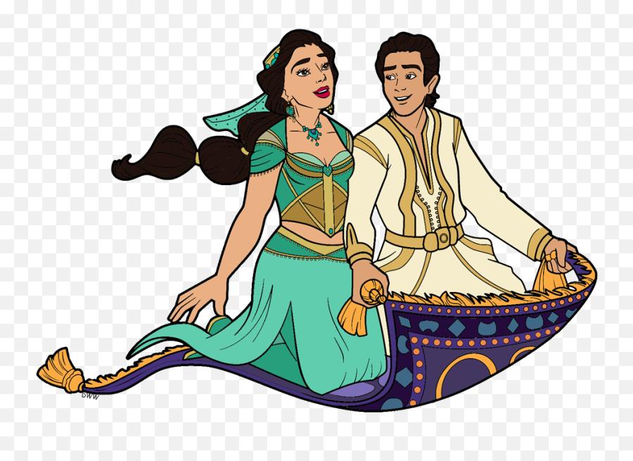 Aladdin Clip Art - Aladdin Magic Carpet Ride Clip Emoji,Action Clipart