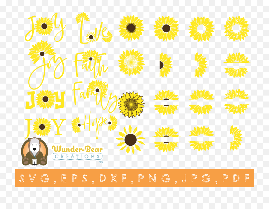 Sunflower Svg Clipart - Vacay Mode Svg Emoji,Svg Clipart
