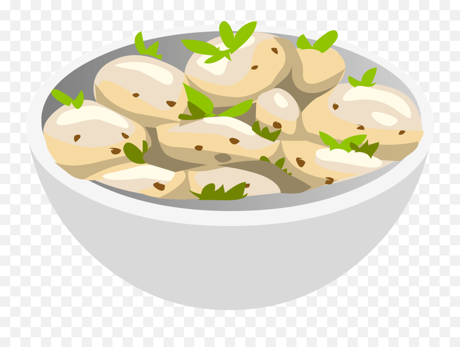 Potato Salad Clipart - Potato Salad Clipart Png Emoji,Dumpling Clipart