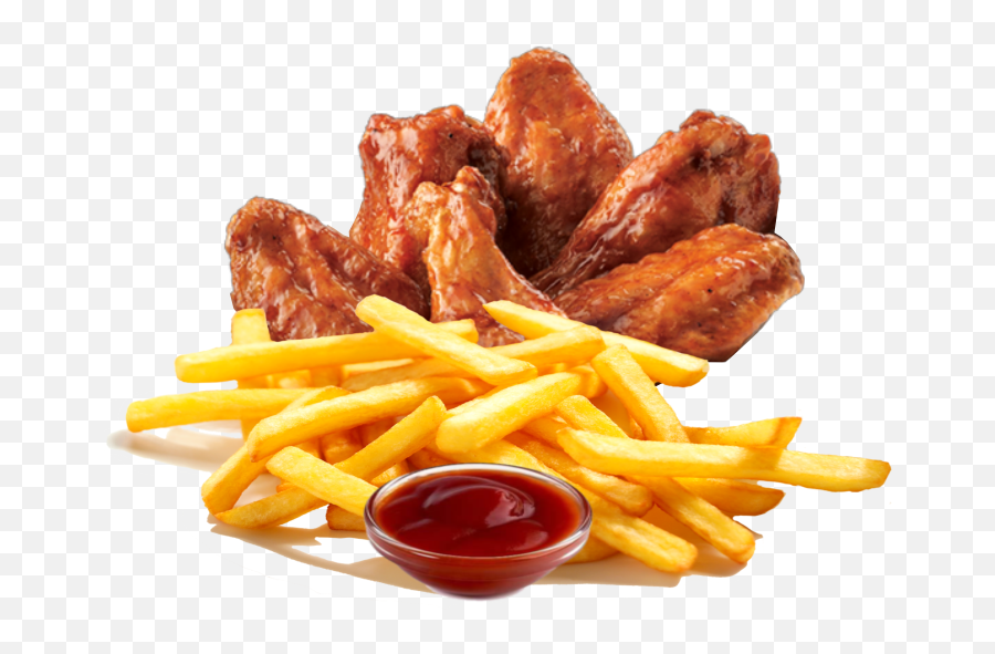 Chicken Wings Png Background Image - Chicken With Fries Png Emoji,Buffalo Wings Png