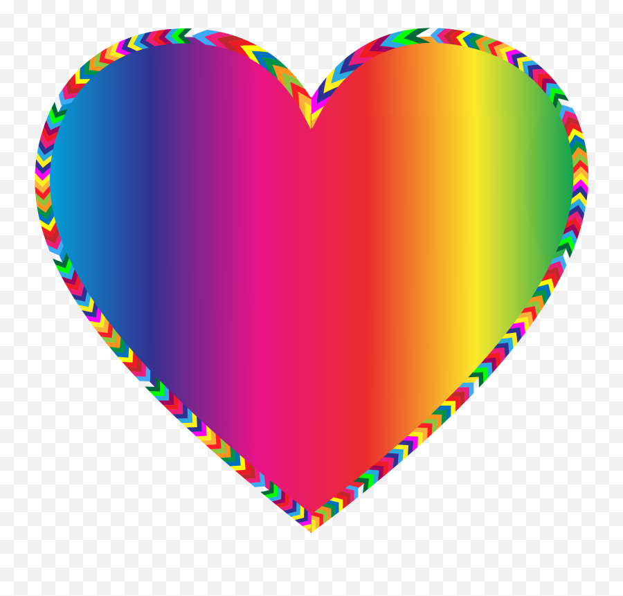 Free Rainbow Heart Png Png Images - Good Morning Happy Thursday With Heart Emoji,Rainbow Heart Png