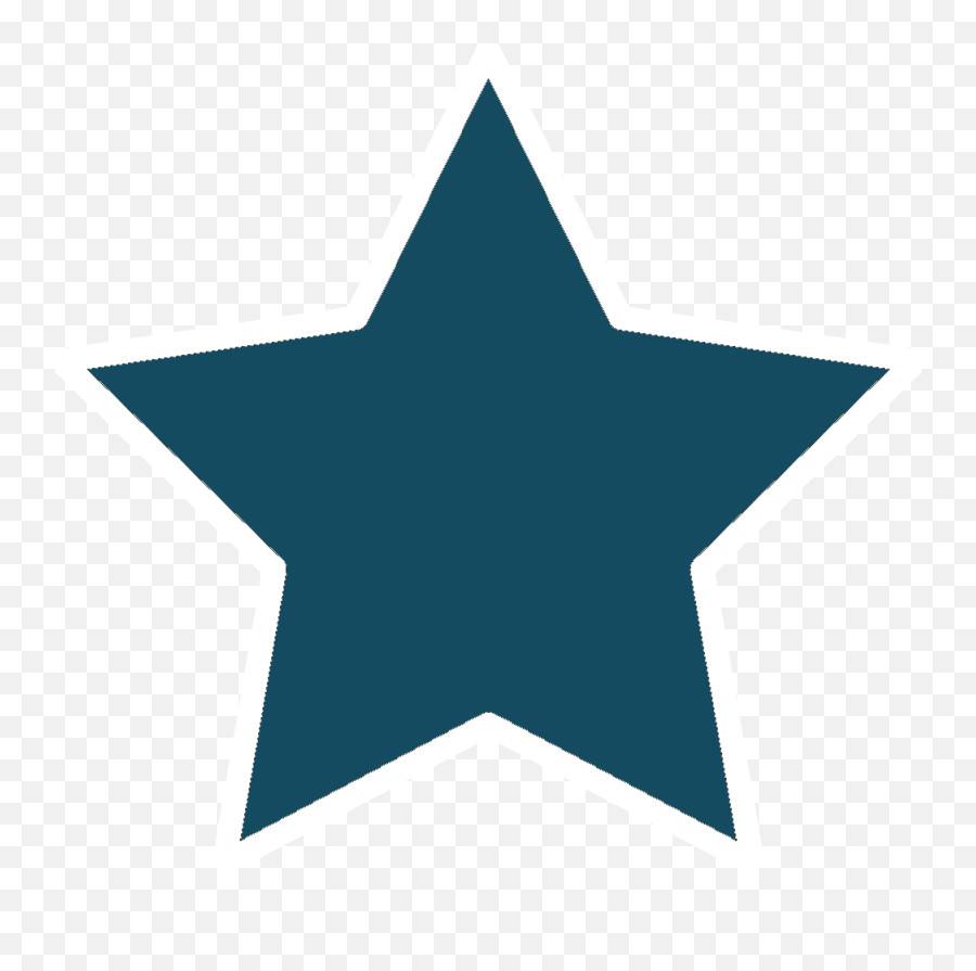 Navy Blue Star Png Clipart - Black Star Emoji,Blue Stars Png