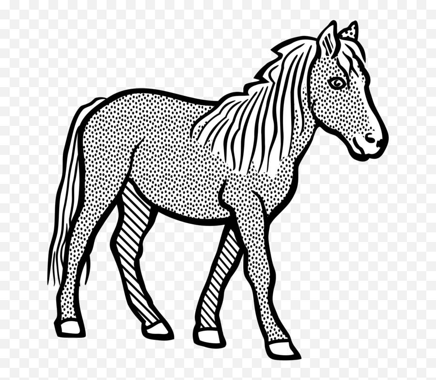 Ponyhorse Tackcolt Png Clipart - Clip Art Black And White Voortrekker Monument Emoji,Horse Clipart Black And White