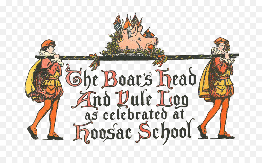 Head And Yule Log Emoji,Boar's Head Logo