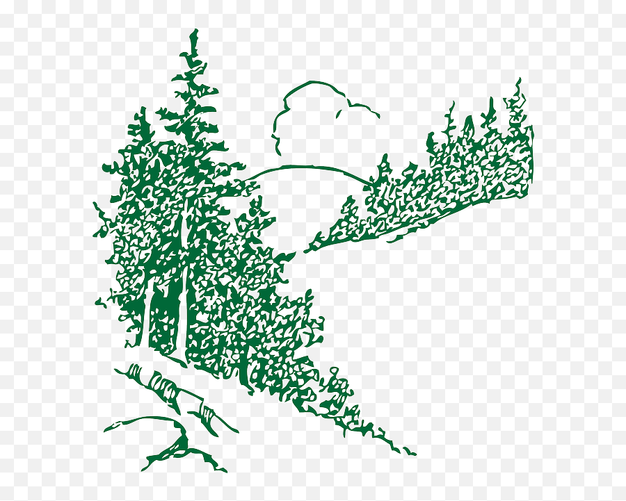 Free Cloud Outline Mountain Plants Tree Landscape Emoji,Cloud Outline Clipart