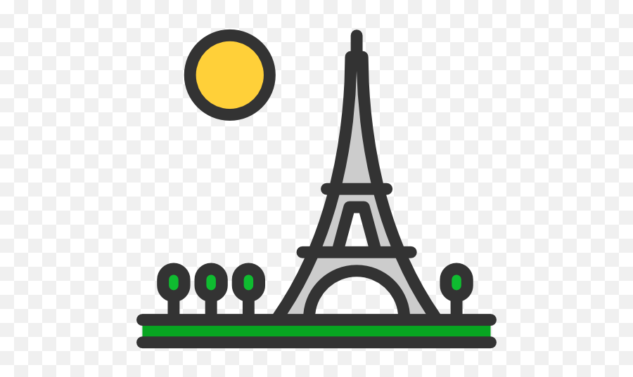 Size - Eiffel Tower 512x512 Png Clipart Download Emoji,Clipart Eifel Tower