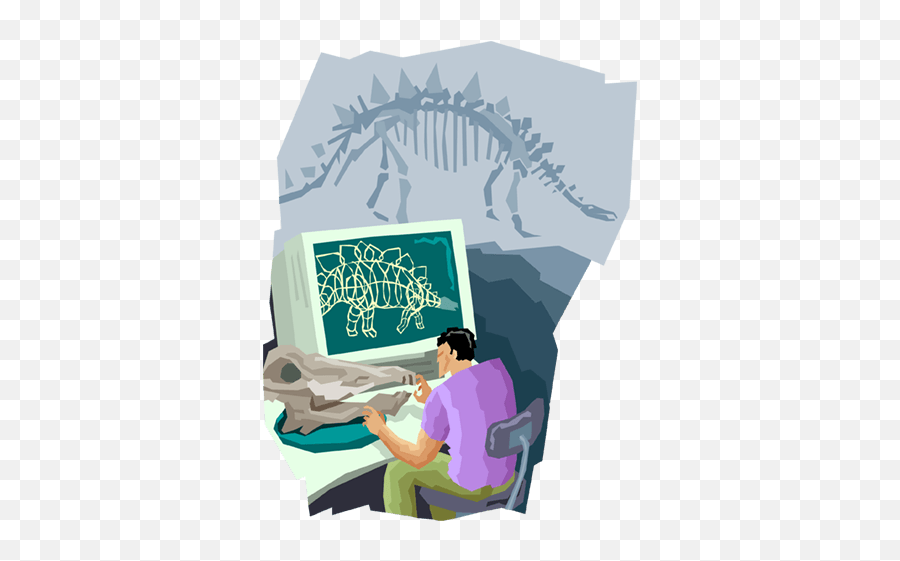 Download Hd Studying Dinosaur Bones - Learning Emoji,Studying Clipart