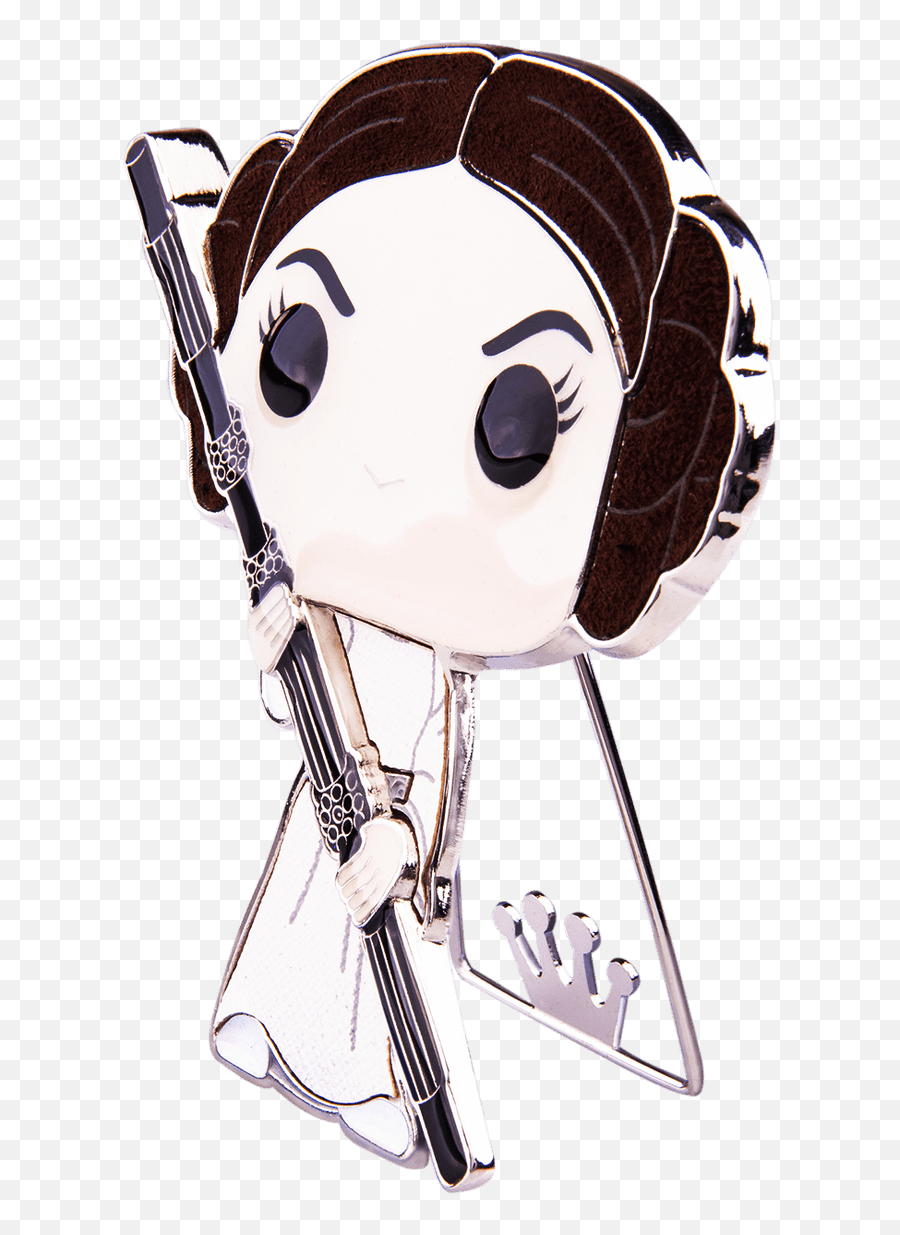 Funko Pop Pin Star Wars Princess Leia 01 Emoji,Leia Png