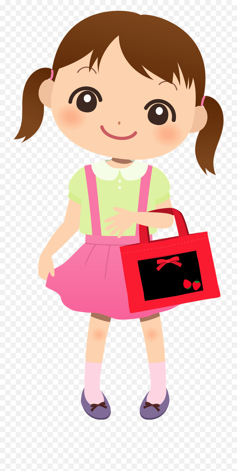 Little Girl Clipart - Girl Child Png Clip Art Emoji,Little Girl Clipart