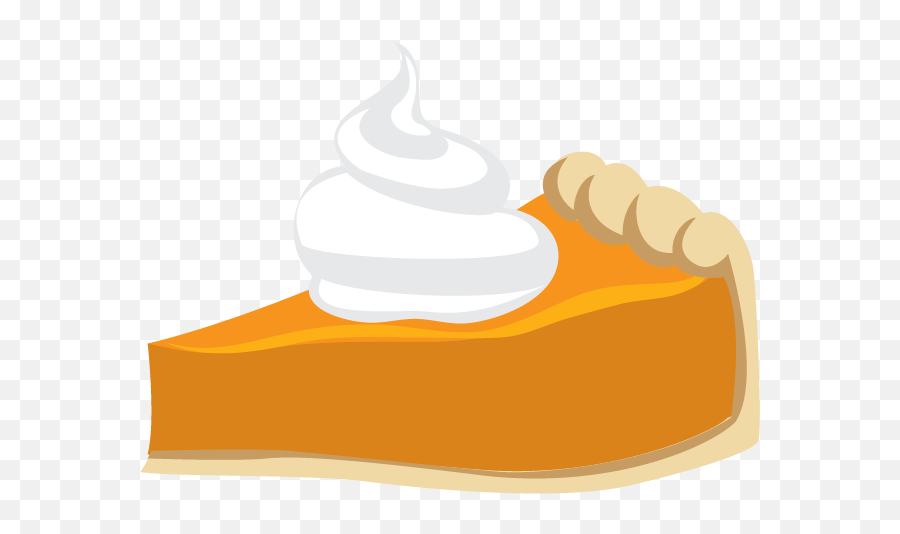 Slice Of Pumpkin Pie Cartoon And Then The Presentation - Whipped Topping Emoji,Pumpkin Pie Clipart