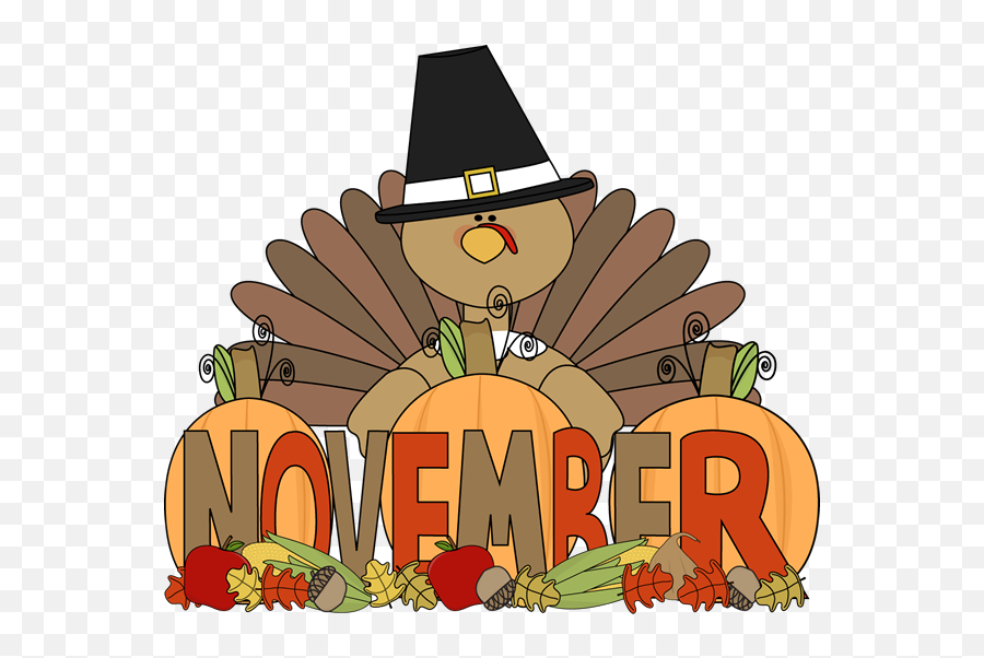 Transparent Happy Thanksgiving Clipart - Clip Art Library Cute November Clipart Emoji,Happy Thanksgiving Clipart
