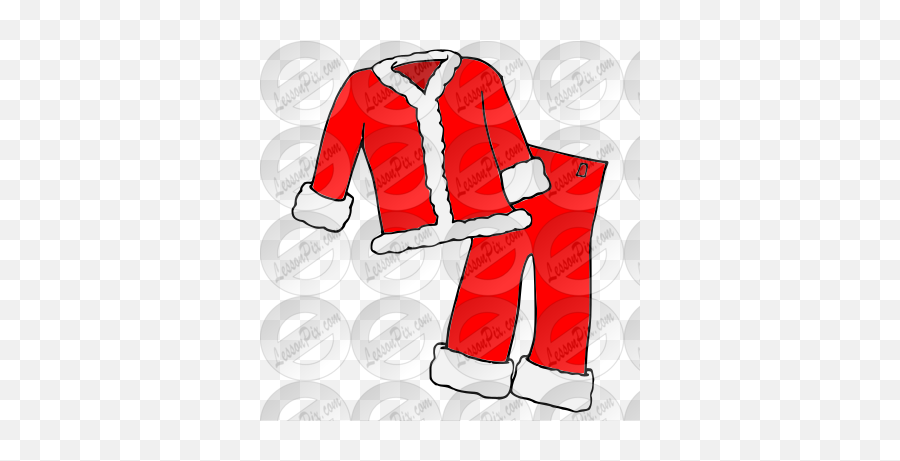 Santa Suit Picture For Classroom - Kneeling Emoji,Suit Clipart