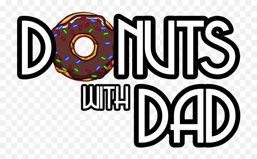 Download Doughnut Clipart Donut With - Donuts With Dad Clipart Emoji,Donut Clipart