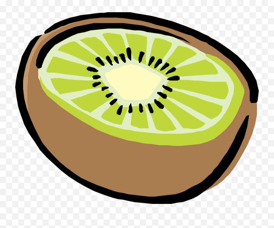 Free Clip Art A - Cartoon Kiwi Fruit Emoji,Kiwi Clipart