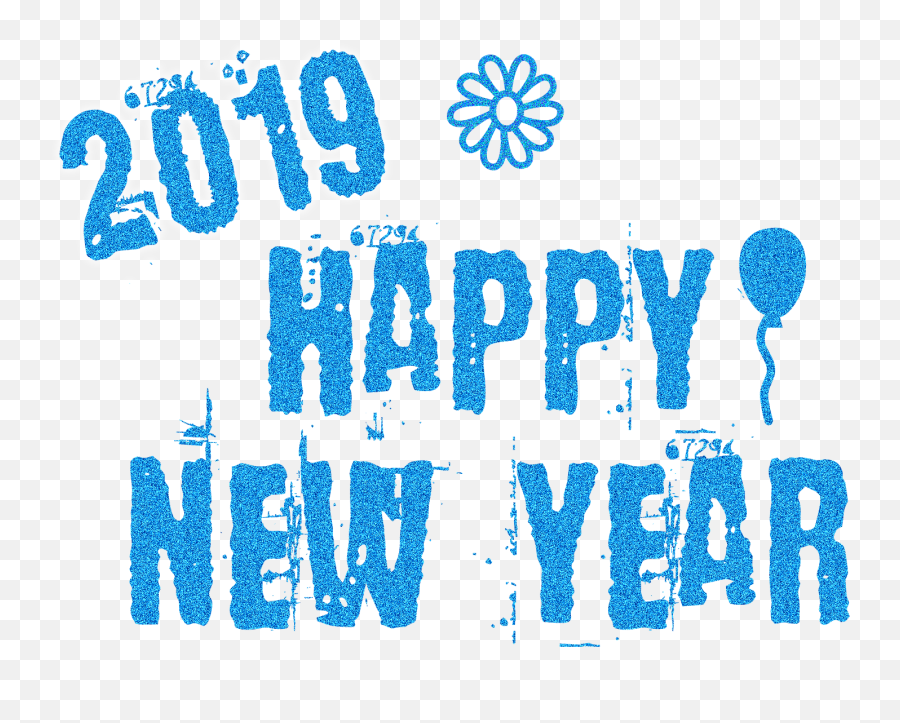 Happy New Years Png - Happy New Year 2019 Png With Text Dot Emoji,Happy New Year 2019 Png
