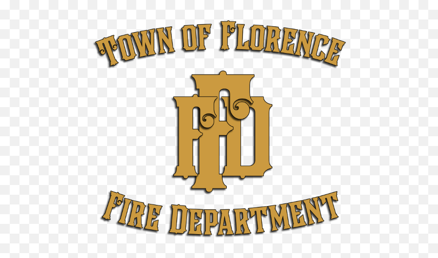 Fire Department Logo U2013 Medium U2013 Town Of Florence - Vertical Emoji,Fire Department Logo