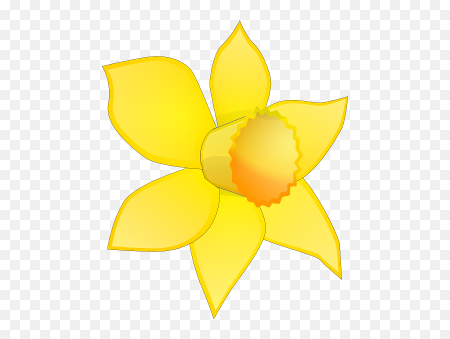 Daffodil Flower Clip Art - Flower Daffodil Clip Art Emoji,Daffodil Clipart