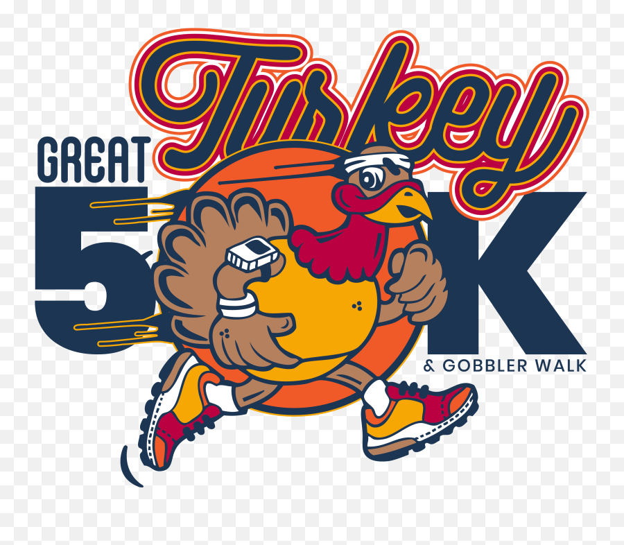 33rd Annual Great Turkey 5k Run U0026 Gobbler 3k Walk In Bowling - Language Emoji,Turkey Logo