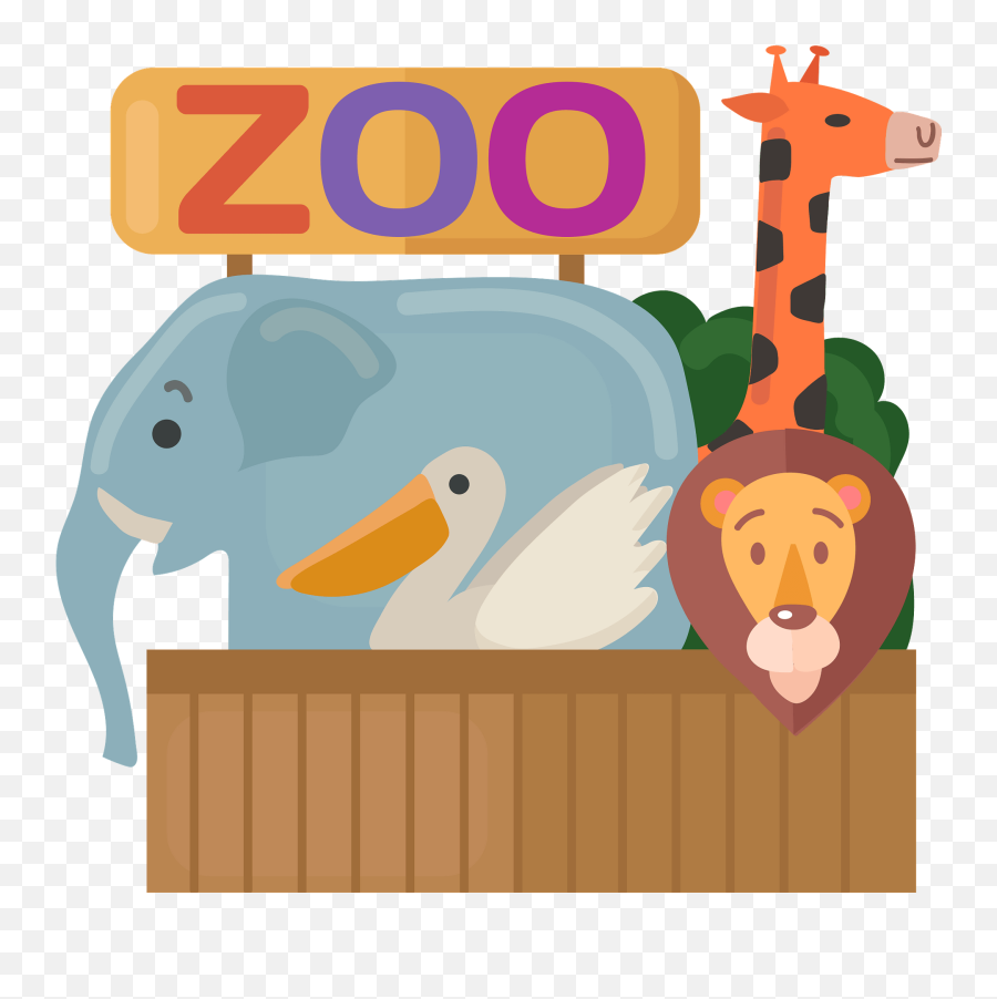 Zoo Clipart - Zoo Clipart Emoji,Zoo Clipart