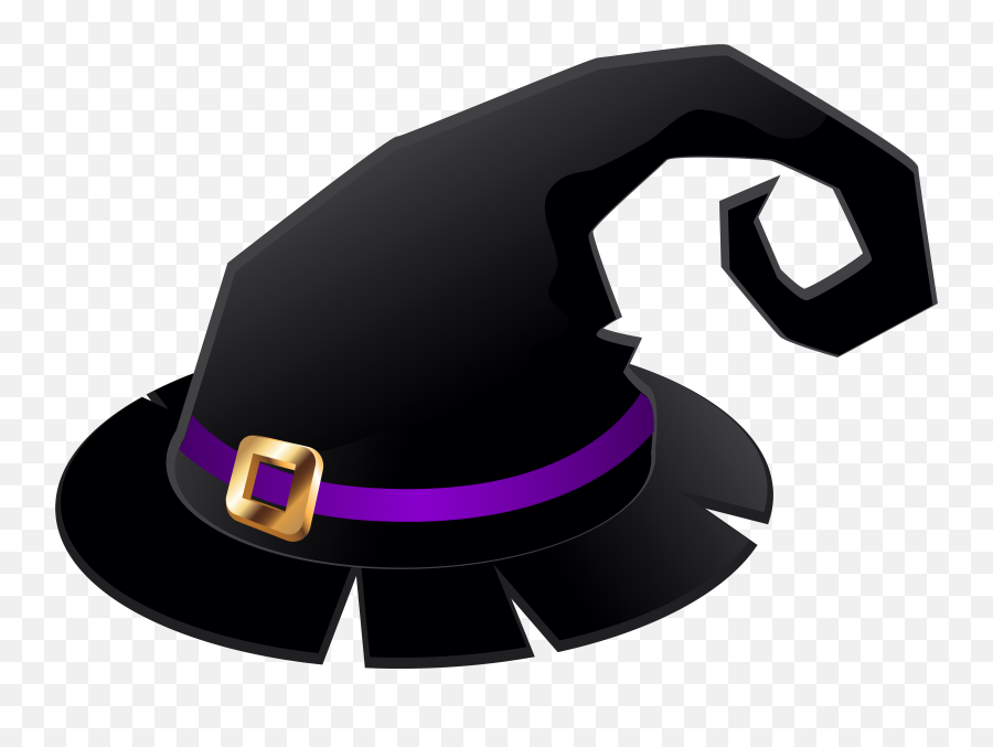Hat Clip Art - Witch Hat Transparent Png Clip Art Png Witch Hat Transparent Clipart Emoji,Witch Hat Png