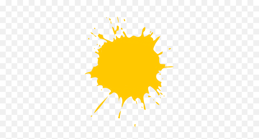 Download Yellow Paint Splatter Png Download - Purple Paint Emoji,Splat Transparent