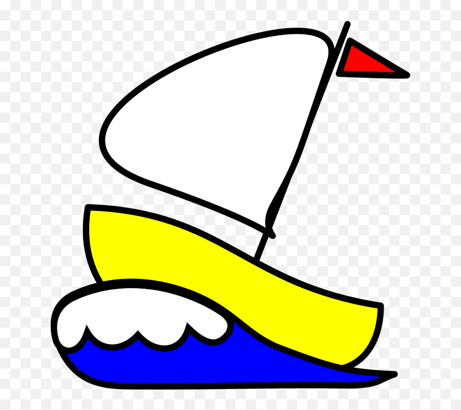 Free Photo Boat Ocean Sailing Boat Ship Waves Sailboat - Max Clipart Wave With Boat Emoji,Sailboat Clipart