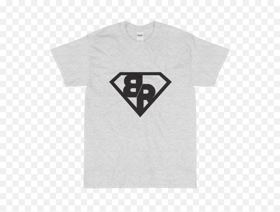 Diamond Cut U2013 Black Br Logo U2013 Short Sleeve T - Shirt Blood Emoji,Superman Logo Blank