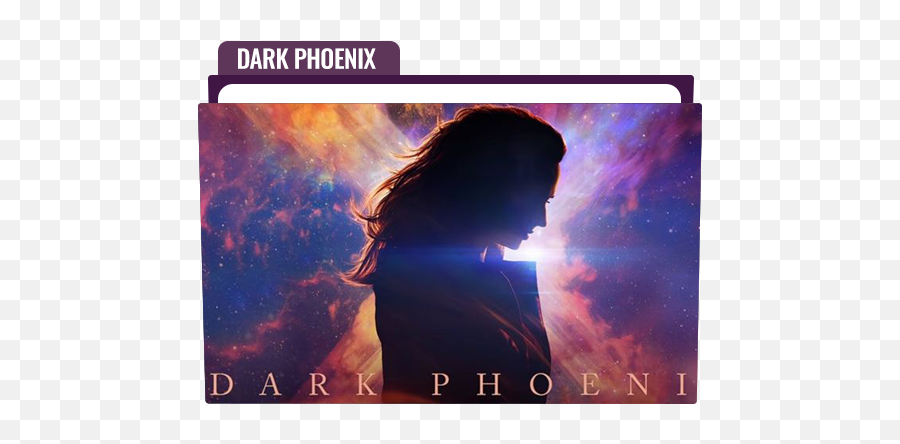 Dark Phoenix Folder Icon Free Download - Designbust Emoji,Lens Flare Meme Transparent